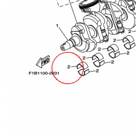 YAMAHA - panewka nr: 60E114161000