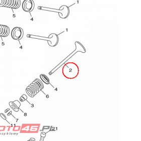 YAMAHA - ZAWOR WYDECH. nr: 5STE21210000