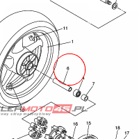 YAMAHA - ZAPINKA nr: 4XV253170000