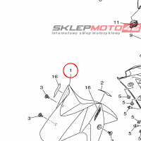 YAMAHA - blotnik nr: 2DPF151100P9