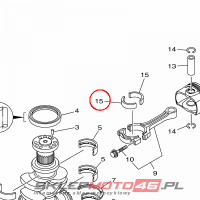 YAMAHA - panewka nr: 6CB116561000