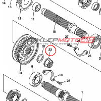 YAMAHA - nakretka nr: 901792201600