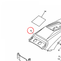 YAMAHA - blotnik nr: 1D0F16111000