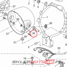 YAMAHA - nakretka nr: 9017906X0900