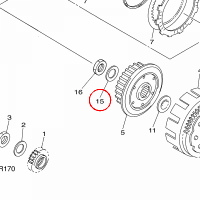 YAMAHA - SRUBA nr: 902082000800