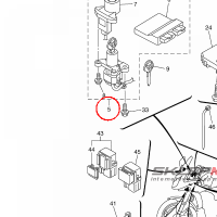 YAMAHA - MAIN SW. IMMOBILIZER KIT nr: 2D1W8250F000