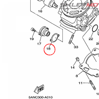 YAMAHA - GASKET, HOLDER nr: 4FL1131N0000