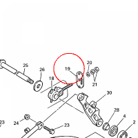 YAMAHA - KONCOWKA nr: 3YX221740000