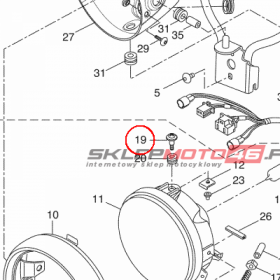 YAMAHA - SCREW, RIM FITTING nr: 5PX843250000