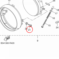 YAMAHA - SCREW, RIM FITTING nr: 5PX841250000