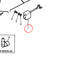 YAMAHA - modul zaplonowy nr: 3L485540M100