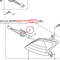 YAMAHA - SOCKET COMP. 1 nr: 4C6H331J0000