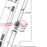 YAMAHA - simmering nr: 2GV231440000