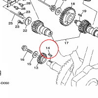 YAMAHA - KLIN nr: 902820303900