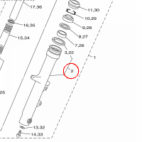 YAMAHA - RURA ZEW. AMORT. nr: 5S7231260000