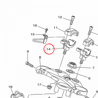 YAMAHA - HOLDER 2 nr: 1RC248481200