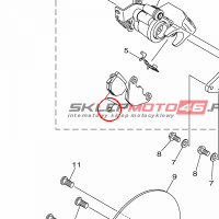 YAMAHA - BRAKE PAD KIT 2 nr: 1SCF58060000