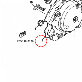 YAMAHA - uszczelka nr: 22U154510000