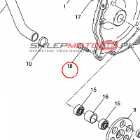 YAMAHA - sruba nr: 9011006X7700