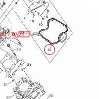 YAMAHA - uszczelka pokrywy zaw. nr: B3FE11930000