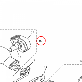 YAMAHA - KIERUNKOWSKAZ nr: 2D1833402000