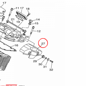 YAMAHA - COVER 3 nr: 3D81111P0000