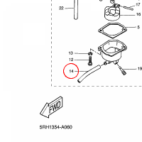 YAMAHA - PIPE nr: 3AA143490000