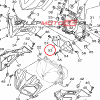 YAMAHA - EL. PLAST. OWIEWKI nr: 2BS283650000