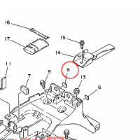 YAMAHA - DAMPER 2 nr: 2TV216390000