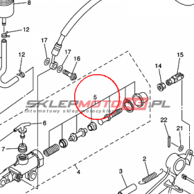 YAMAHA - ZESTAW NAPR. POMPY nr: 5SLW00425000