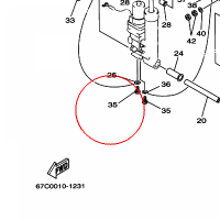 YAMAHA - BOLT nr: 970850601000