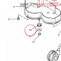 YAMAHA - tulejka nr: 904801458500