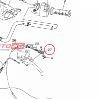 YAMAHA - JOINT, CABLE nr: 3B4263470000