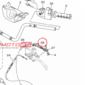 YAMAHA - sprezyna nr: 905010866500