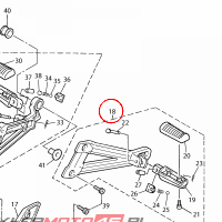 YAMAHA - PODNOZEK nr: 2PN274300100