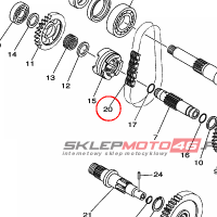 YAMAHA - LANCUCH ROZRZ. nr: 945915403400