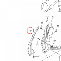 YAMAHA - OSLONA MET. nr: 39P2313200P1