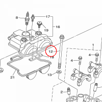 YAMAHA - sruba nr: 901050900200