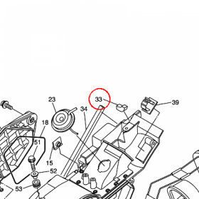 YAMAHA - DAMPER 2 nr: 3D7144260000