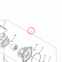 YAMAHA - WATER PUMP ASSY nr: 14B124200100