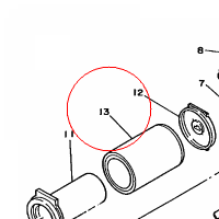 YAMAHA - filtr powietrza nr: 1YW144510100