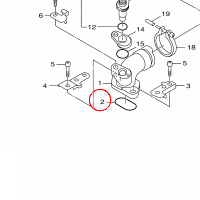 YAMAHA - uszczelniacz nr: 932103280700