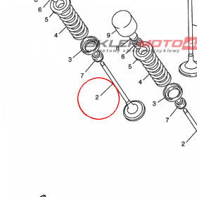 YAMAHA - ZAWOR WYDECH. nr: 5JW121210000