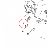 YAMAHA - PODKLADKA GUM. nr: 4L0241810000