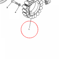 YAMAHA - STOJAN ALTERN. nr: 5KM814100100