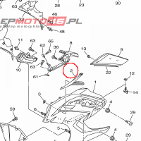 YAMAHA - OWIEWKA BOK nr: 1MC2835U00P0