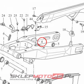 YAMAHA - WENTYL nr: 903383000800