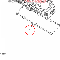 YAMAHA - uszczelka cylindra nr: 5DM113510000