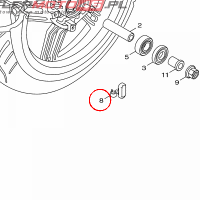 YAMAHA - BALANCER, WHEEL nr: 5MT253982000