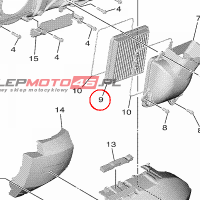 YAMAHA - EMBLEMAT nr: B74E54070000